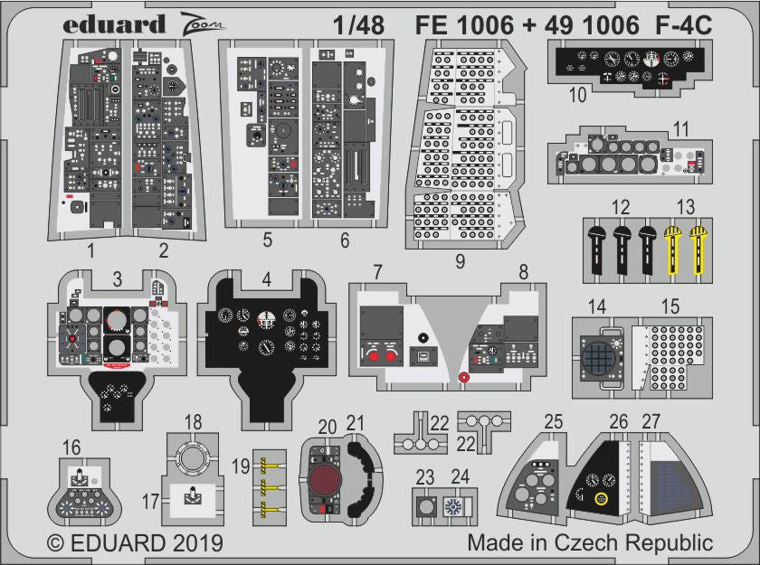 Eduard FE1006 1:48 McDonnell F-4C Phantom