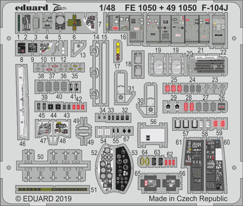 Eduard FE1050 1:48 Lockheed F-104J Starfighter