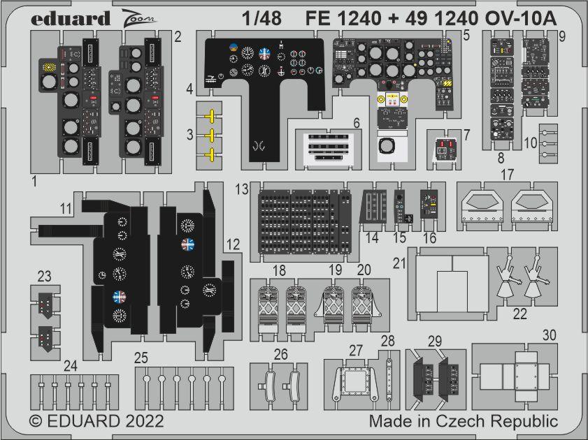 Eduard FE1240 1:48 North-American/Rockwell OV-10A Bronco