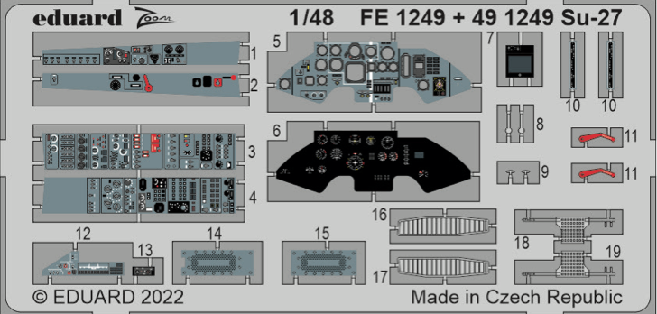 Eduard FE1249 1:48 Sukhoi Su-27