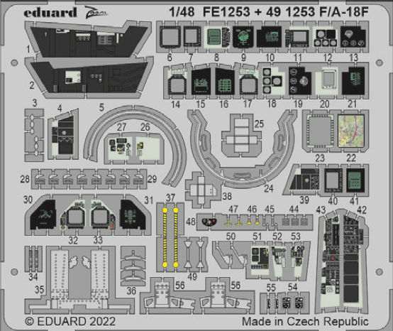 Eduard FE1253 1:48 Boeing F/A-18F Hornet