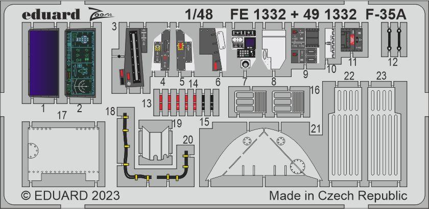 Eduard FE1332 1:48 Lockheed-Martin F-35A