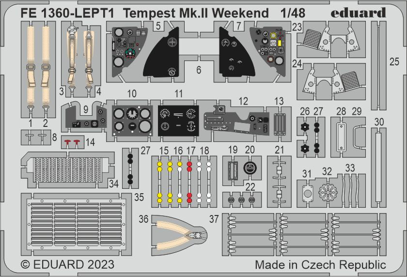 Eduard FE1360 1:48 Hawker Tempest Mk.II Weekend