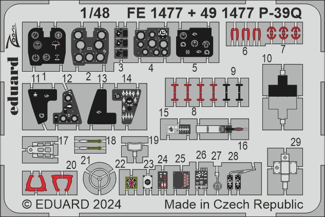 Eduard FE1477 1:48 Bell P-39Q Airacobra