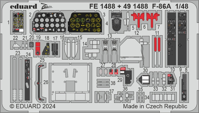 Eduard FE1488 1:48 North-American F-86A Sabre