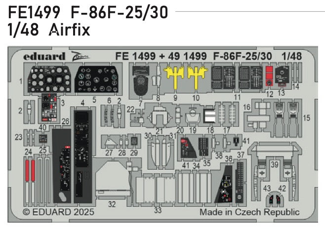Eduard FE1499 1:48 North-American F-86F-25/30