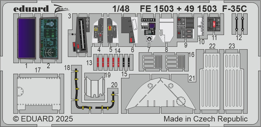 Eduard FE1503 1:48 Lockheed-Martin F-35C Lightning