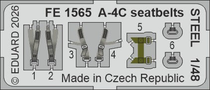 Eduard FE1565 1:48 Douglas A-4C Skyhawk seatbelts STEEL