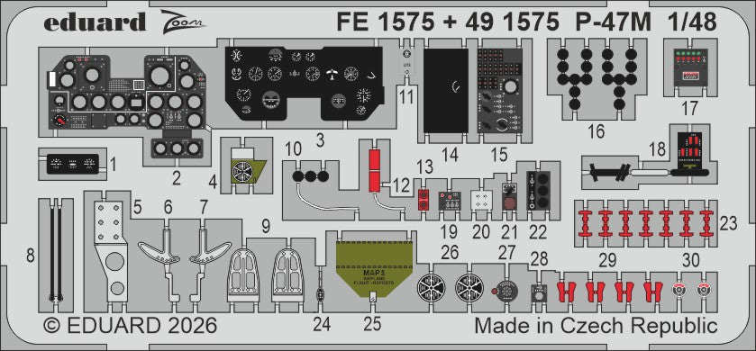 Eduard FE1575 1:48 Republic P-47M Thunderbolt