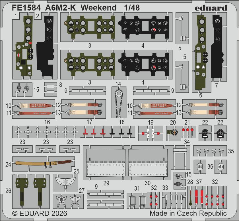 Eduard FE1584 1:48 Mitsubishi A6M2-K Weekend
