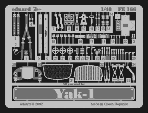 Eduard FE166 1:48 Yakovlev Yak-1