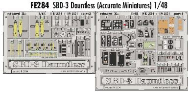Eduard FE284 1:48 SBD-3 Dauntless to be used with Italeri