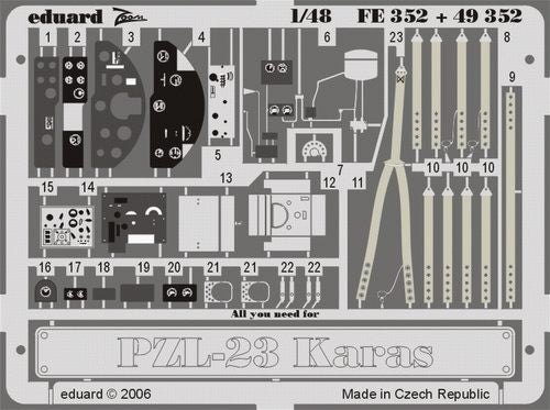 Eduard FE352 1:48 PZL P.23 Karas