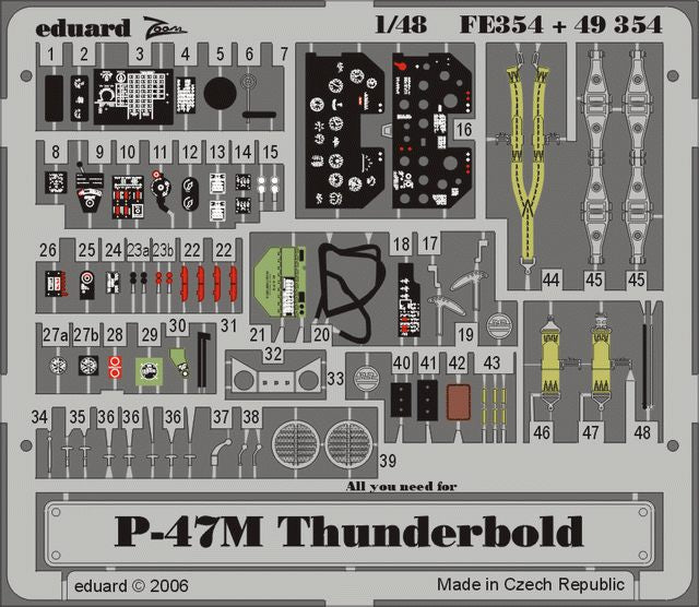 Eduard FE354 1:48 Republic P-47M Thunderbolt