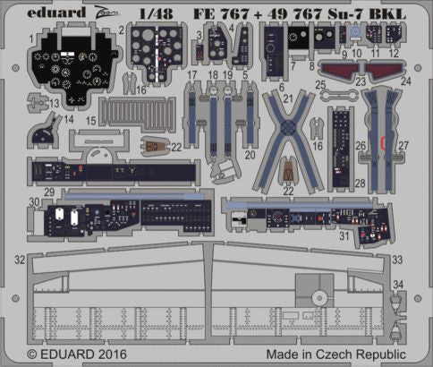 Eduard FE767 1:48 Sukhoi Su-7BKL/Su-7BMK