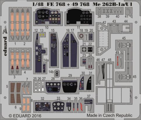 Eduard FE768 1:48 Messerschmitt Me-262B-1a/U1
