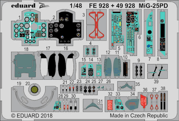 Eduard FE928 1:48 Mikoyan MiG-25PD