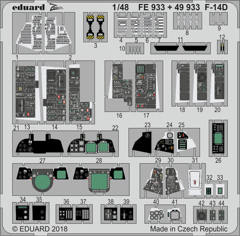 Eduard FE933 1:48 Grumman F-14D Tomcat