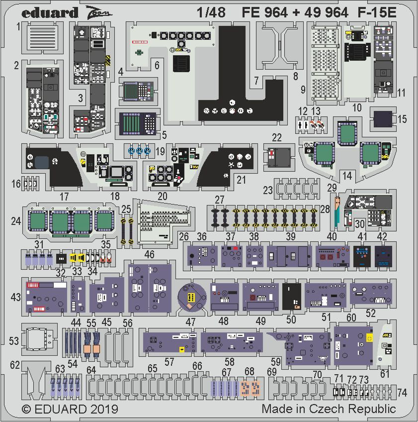 Eduard FE964 1:48 McDonnell F-15E Strike Eagle
