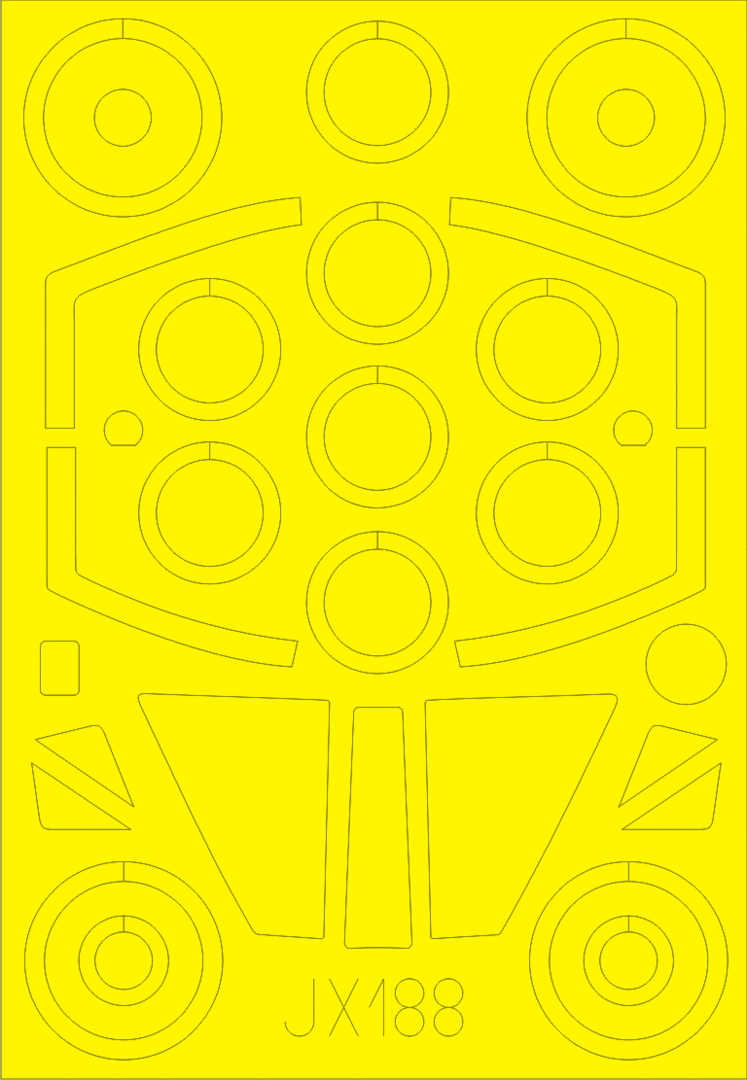Eduard JX188 1:32 Dassault Mirage IIIc