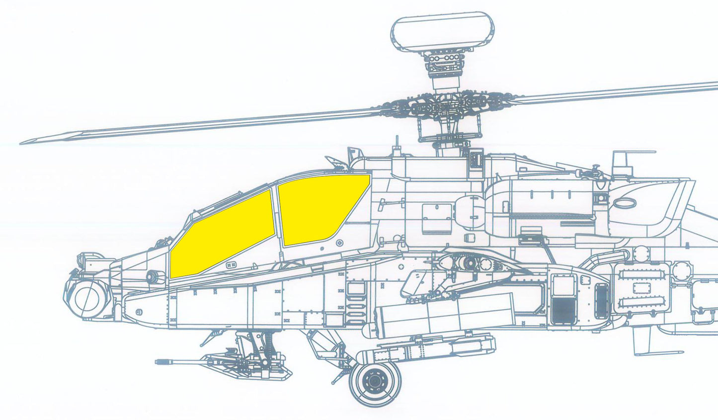 Eduard JX312 1:35 AH-64E TFace to be used with Takom