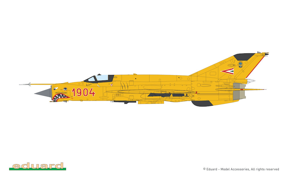 Eduard kits 2151 1:72 Mikoyan MiG-21bis DUAL COMBO