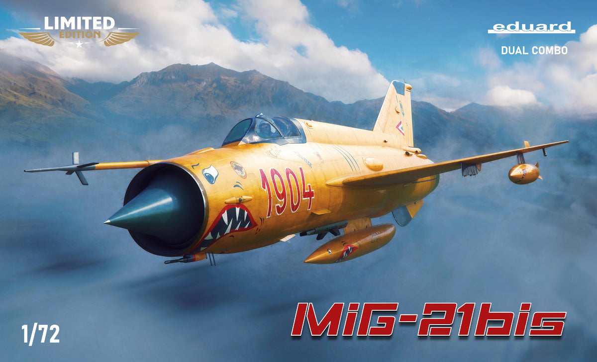 Eduard kits 2151 1:72 Mikoyan MiG-21bis DUAL COMBO