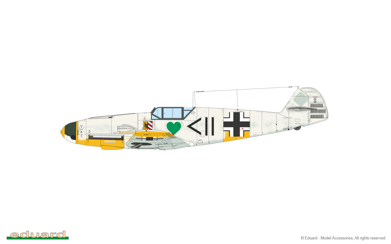 Eduard kits 70154 1:72 Messerschmitt Bf-109F-2 ProfiPACK