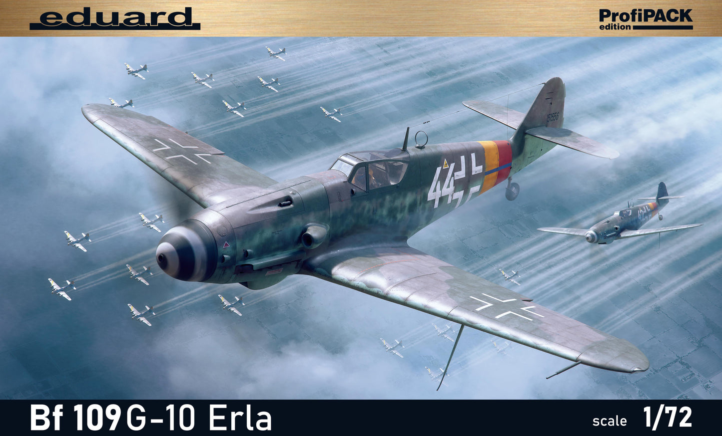 Eduard kits K70162 1:72 Messerschmitt Bf-109G-10 ERLA ProfiPACK Edition