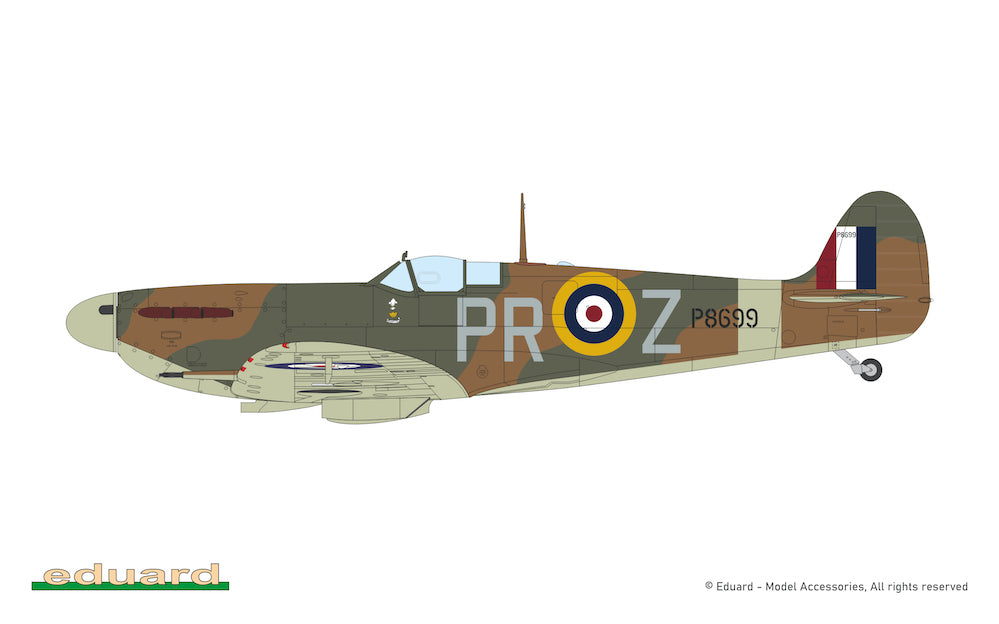 Eduard kits 70205 1:72 Supermarine Spitfire Mk.Vb early