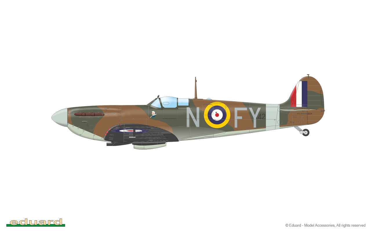 Eduard kits 82151 1:48 Supermarine Spitfire Mk.Ia - The ProfiPACK Edition