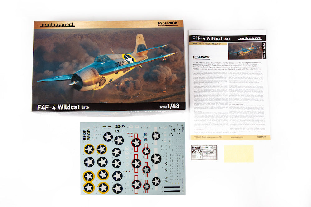 Eduard kits 82203 1:48 Grumman F4F-4 Wildcat late ProfiPACK edition