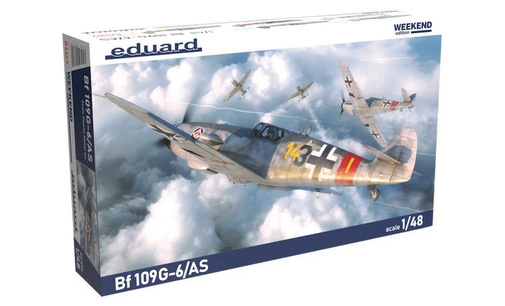 Eduard kits 84169 1:48 Messerschmitt Bf 109G-6/AS Weekend edition