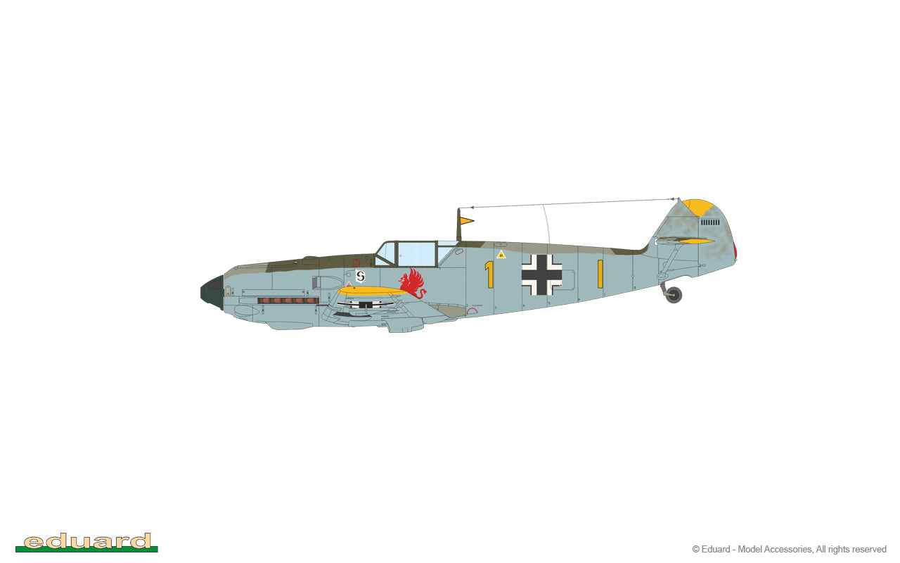 Eduard kits 84196 1:48 Messerschmitt Bf-109E-4 1/48 Weekend edition