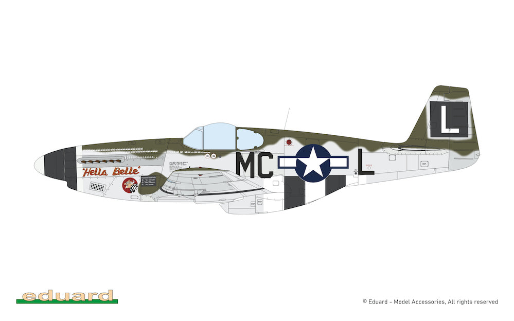 Eduard kits 84214 1:48 North-American P-51B MALCOLM HOOD
