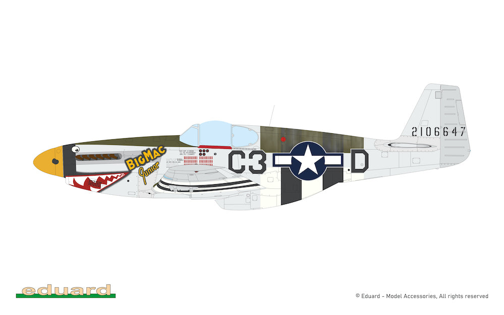 Eduard kits 932011 1:32 North-American P-51B Mustang . Royal HYBRiD Edition.