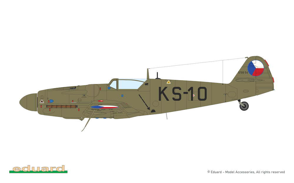 Eduard kits 948011 1:48 Avia S-199 ERLA Canopy - Hybrid Edition