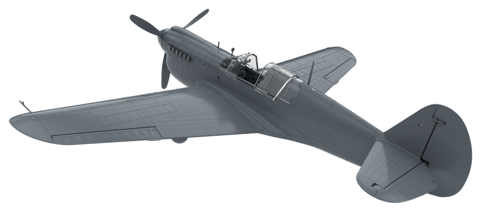 Eduard kits 0023 1:48 Curtiss P-40E Warhawk Royal Class Dual Combo.