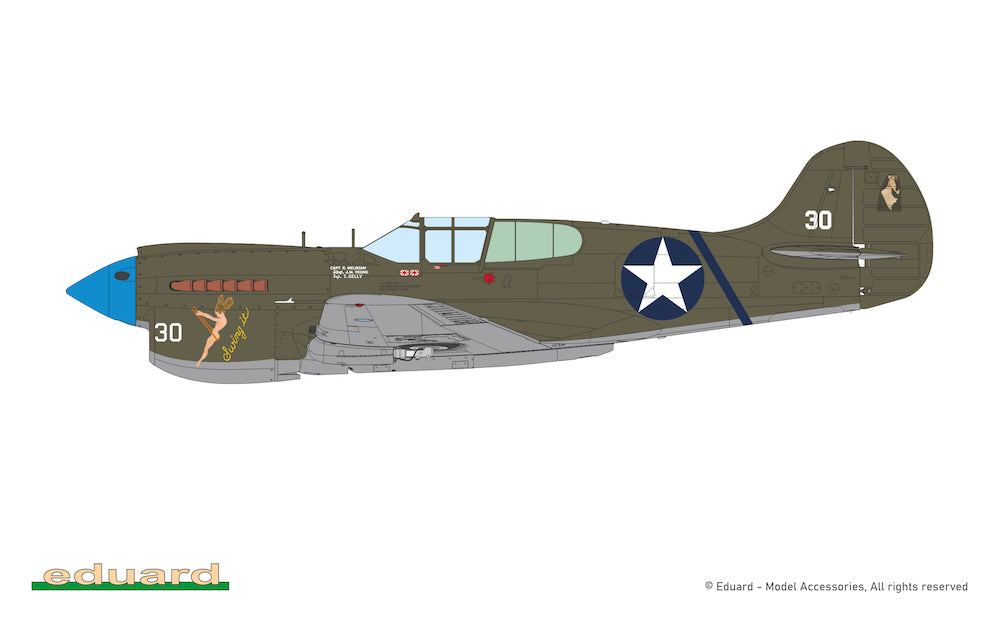 Eduard kits R0024 1:48 Curtiss P-40K Warhawk DUAL COMBO The Royal Class edition
