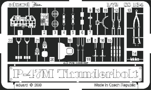Eduard SS134 1:72 P-47M Thunderbolt to be used with Revell
