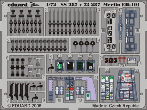 Eduard SS287 1:72 EH-101 Merlin to be used with Italeri
