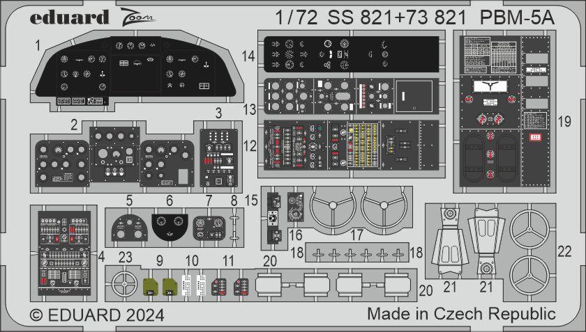 Eduard SS821 1:72 Martin PBM-5A Mariner