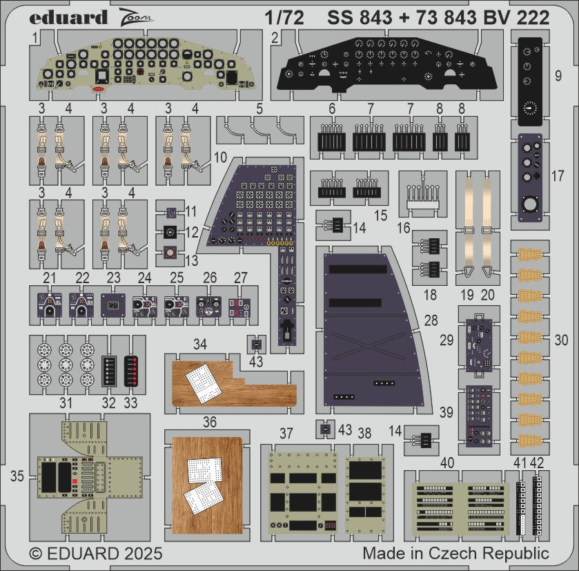 Eduard SS843 1:72 Blohm-und-Voss Bv-222