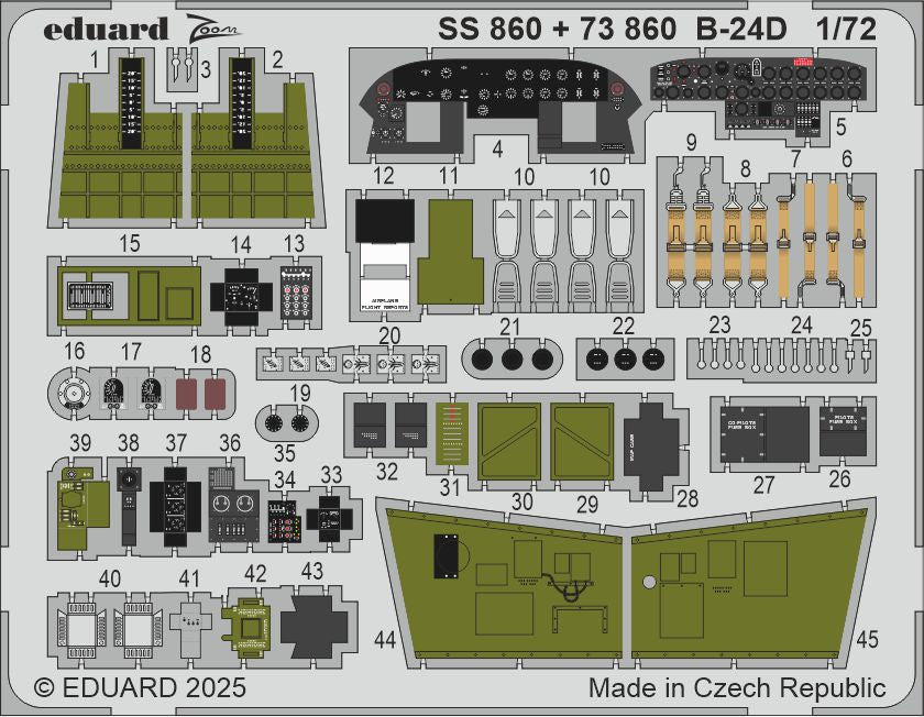 Eduard SS860 1:72 Consolidated B-24D Liberator