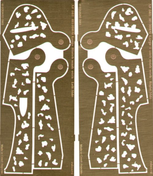 Eduard XF562 1:48 Messerschmitt Bf109F/G 'Mottle Mask' (etched)