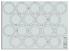 Eduard XT083 1:35 German Sd.Kfz.11 wheel paint masks