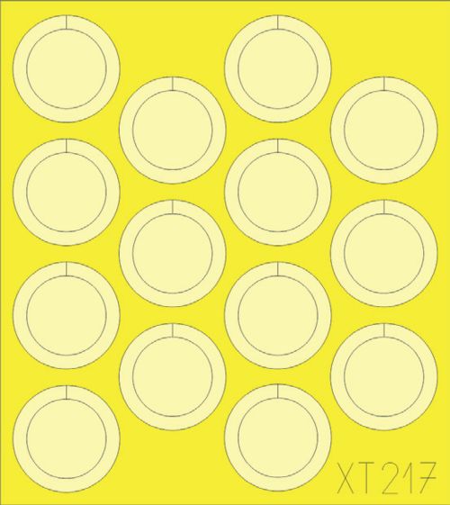 Eduard XT217 1:35 Soviet SU-76M wheels
