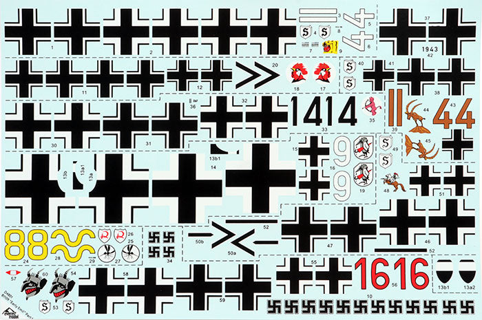Everest Models D7201 1:72 Messerschmitt Bf-109E-1/Bf-109E-3 Early Emils Part 1