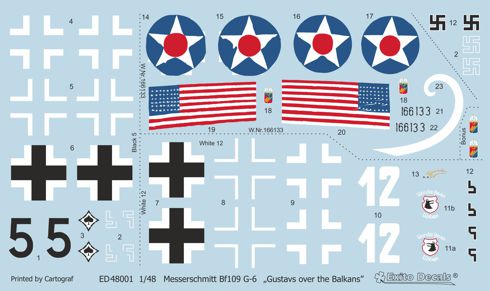Exito Decals ED48001 1:48 'Gustavs Over The Balkans'