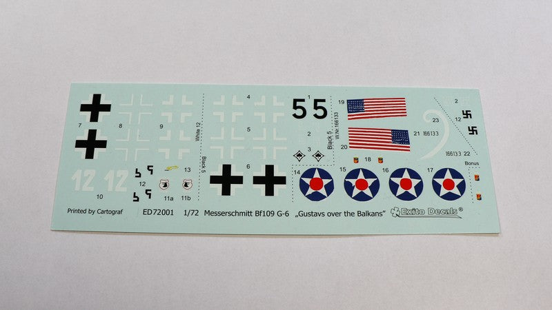 Exito Decals ED72001 1:72 'Gustavs Over The Balkans'